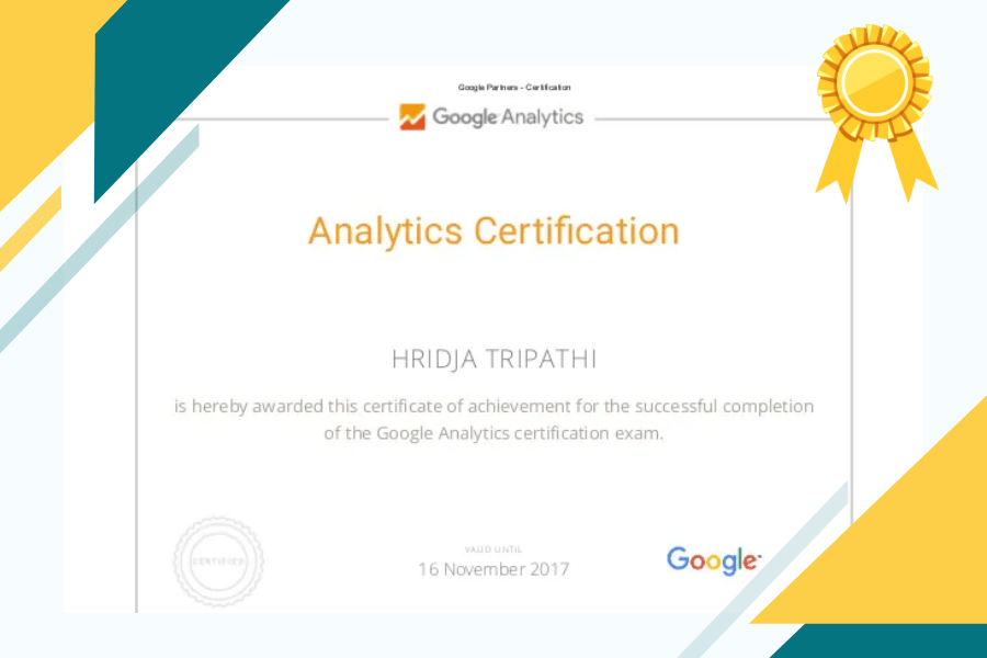 Chứng chỉ Google Analytics